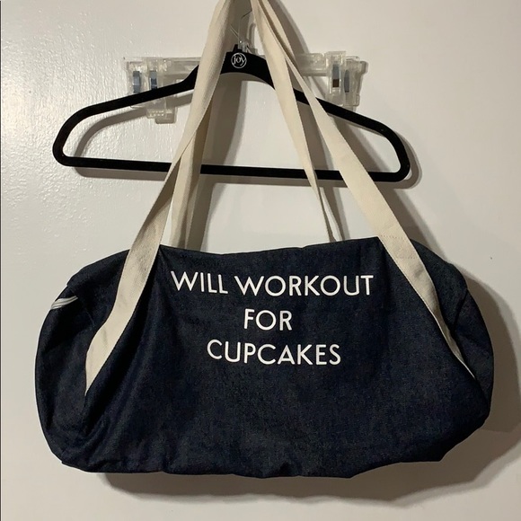 Handbags - FabFitFun Gym Bag-Cute Saying